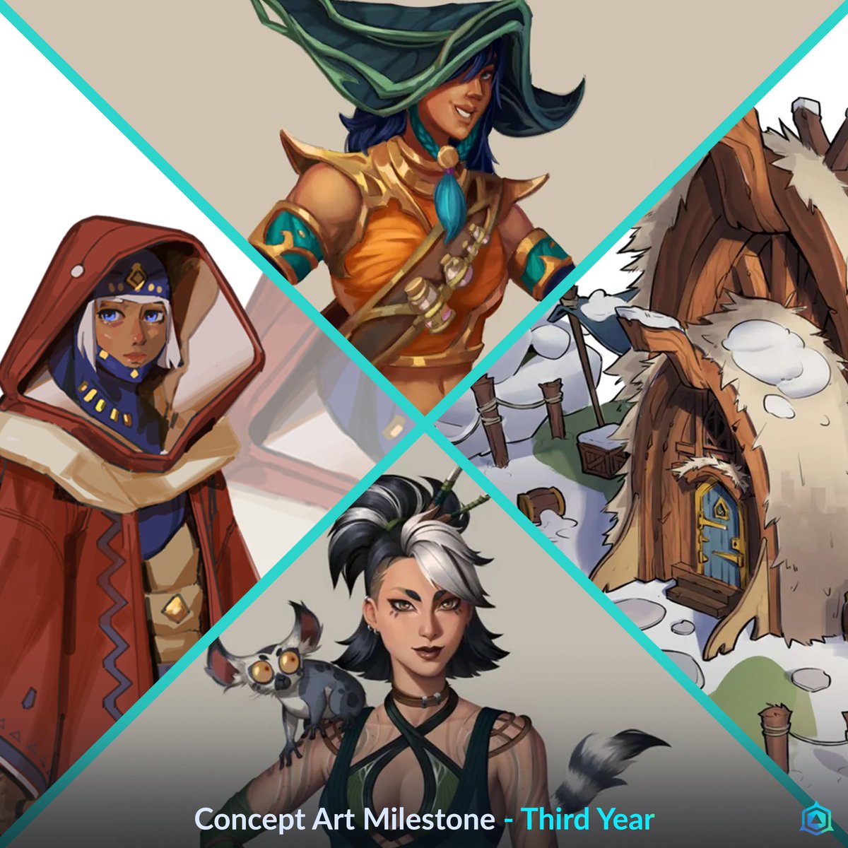 Artside_School's tweet photo. Nos troisièmes années Concept ont eu la chance d'être encadré par Marie Magny pour leur milestone ! Voici une partie des travaux réalisés. Bravo à eux !
#conceptart #artside #characterdesign #environmentart https://t.co/dv5elGQOeg