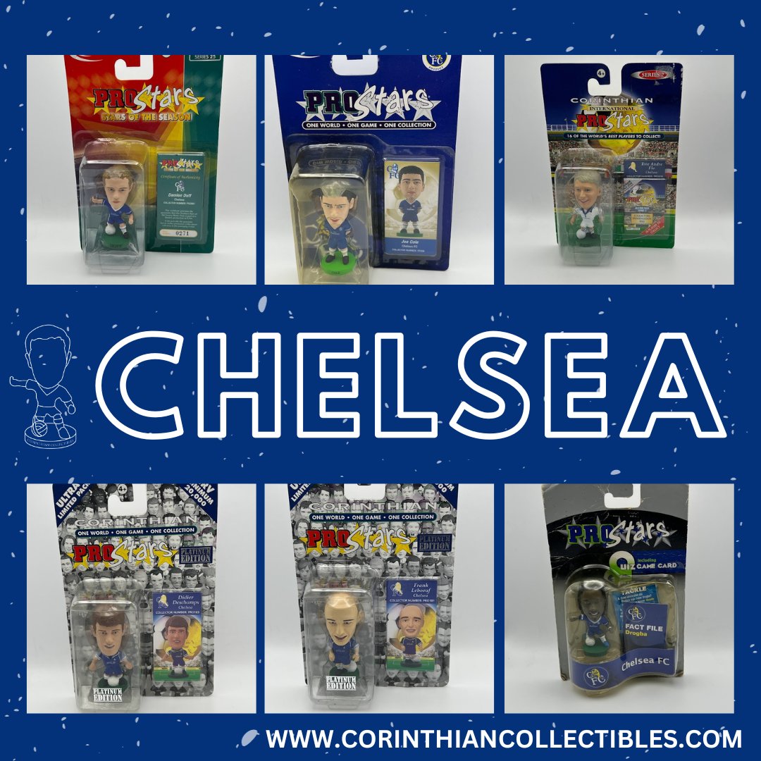 We have a range of Chelsea retro figures and memorabilia. 

See our range here - zurl.co/RwZz 

#CorinthianCommunity #Chelsea #CFC #Football #PremierLeague #FPL #FAPL #Lampard #Drogba #Terry