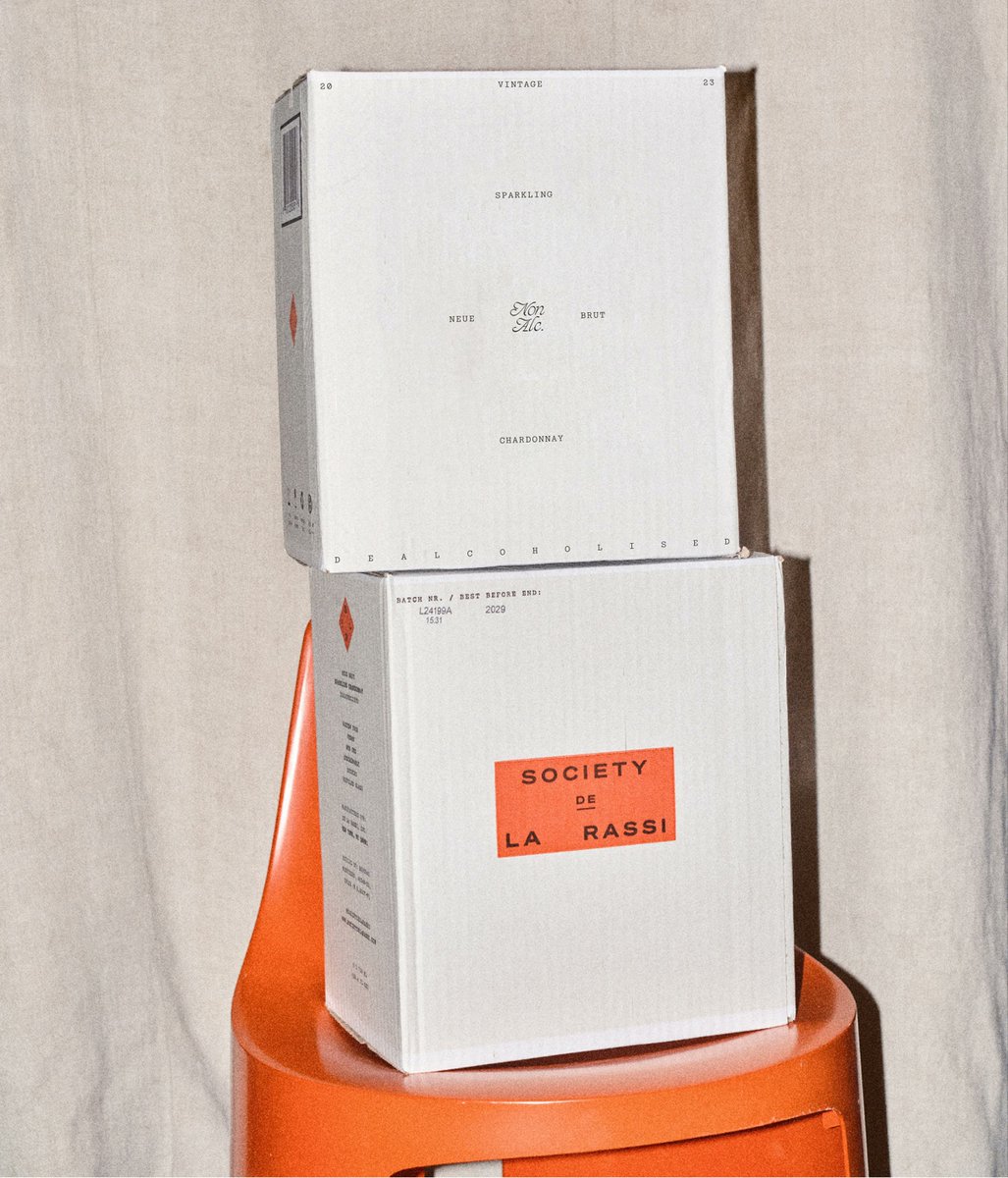 TweetsByTBI's tweet photo. New York and Melbourne-based design studio Blurr Bureau’s tasteful identity and packaging for Society De La Rassi, a premium de-alcoholised sparkling wine brand designed to rival luxury champagne houses.

Check out more of Blurr Bureau’s work below ↓ https://t.co/MXgbx9CKED
