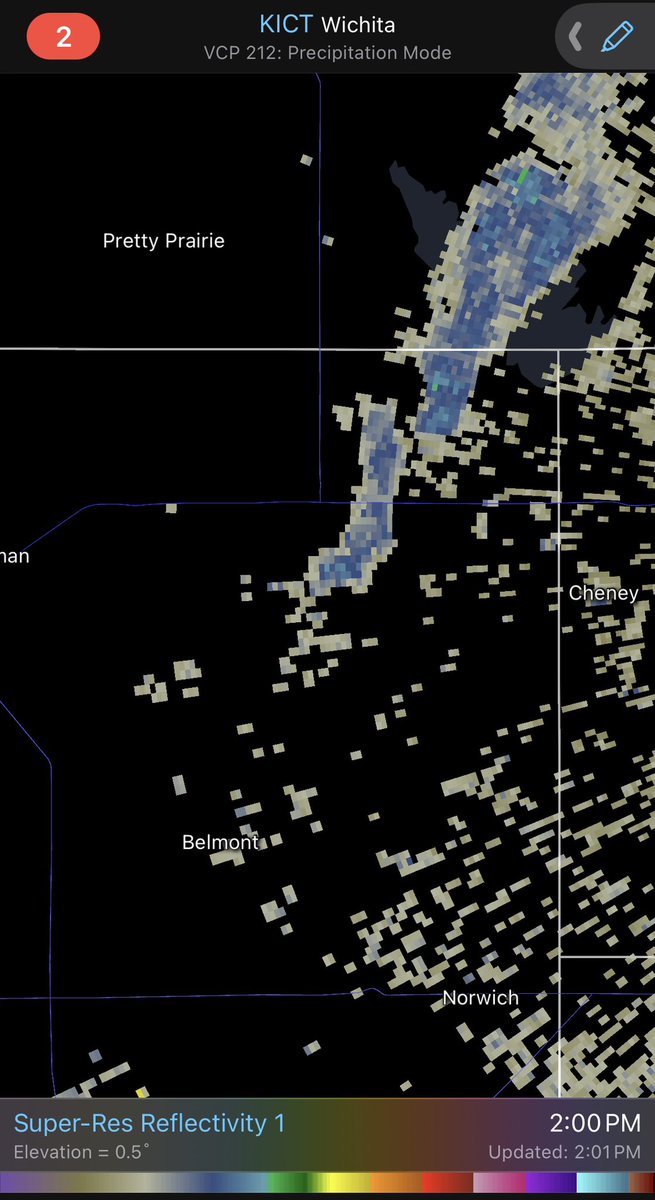 Looks like a fire north of Belmont, KS.
📸 1:45 p.m | March 14, 2025

The smoke is coming from the Ninnescah River area and has a lot of grassland around it. Hopefully emergency responders can get it put out quickly. With winds gusting 40+ MPH, it will be a struggle. #KSWX