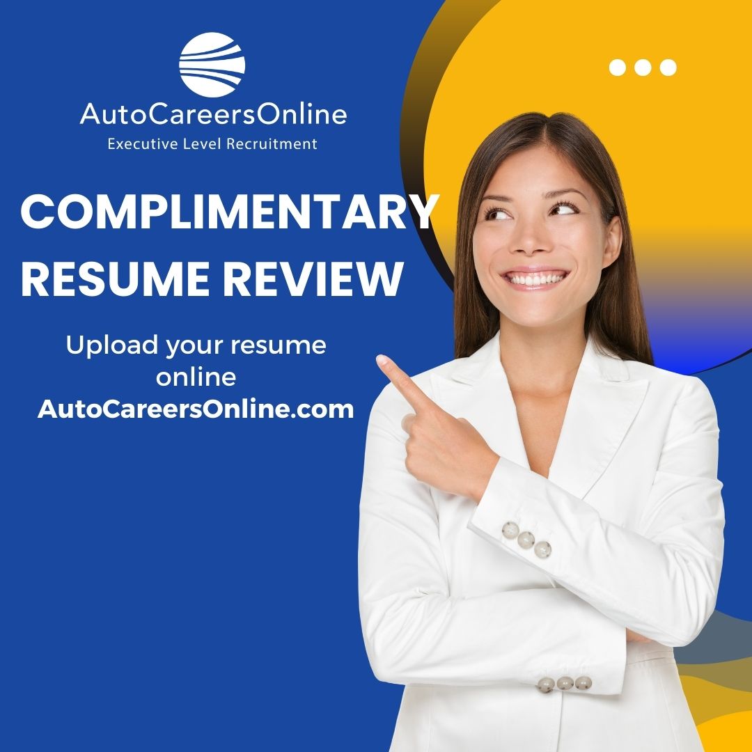 Point your career in the right direction with a COMPLIMENTARY resume review from Auto Careers Online! Our experts are ready to help you shine. Get your resume reviewed autocareersonline.com

#ResumeReview #AutoCareers #ExecutiveRecruitment