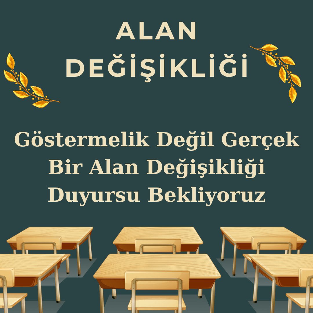 BayE57720332's tweet photo. @sdaolgun @tcmeb @Yusuf__Tekin Sayın bakan, biliyorsunuz ki  norm ataması ile alan değişikliği aynı anda olmuyor. Öncelik her zaman #alandeğişikliği ne verilir. Nisan ayında norm ataması yapılacağı için mart ayı bitmeden alan değişikliği başvuruları ivedilikle sonuçlandırılmalıdır !
@cftcblnt 
@_aliyalcin_ https://t.co/VoSz31BYz6