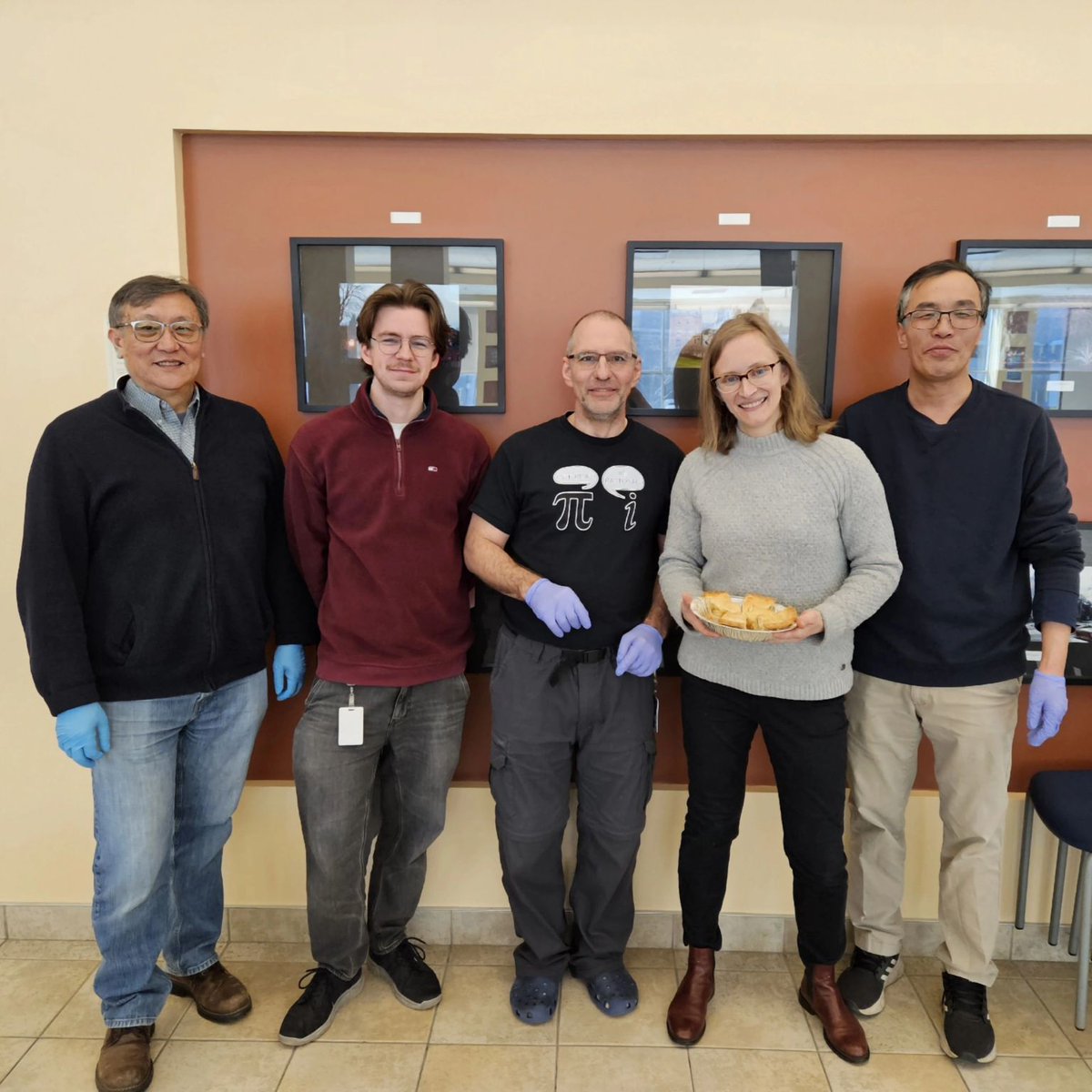 Happy Pi Day! Did you know that pi is at the core of our understanding of optics? Without pi, there would be no modern telecommunications and no EXFO. 😰 

To help digest that fact, our Research team helped us to some comforting pie! 🥧 

#PiDay PieDay #GeekingOut #EulerIdentity