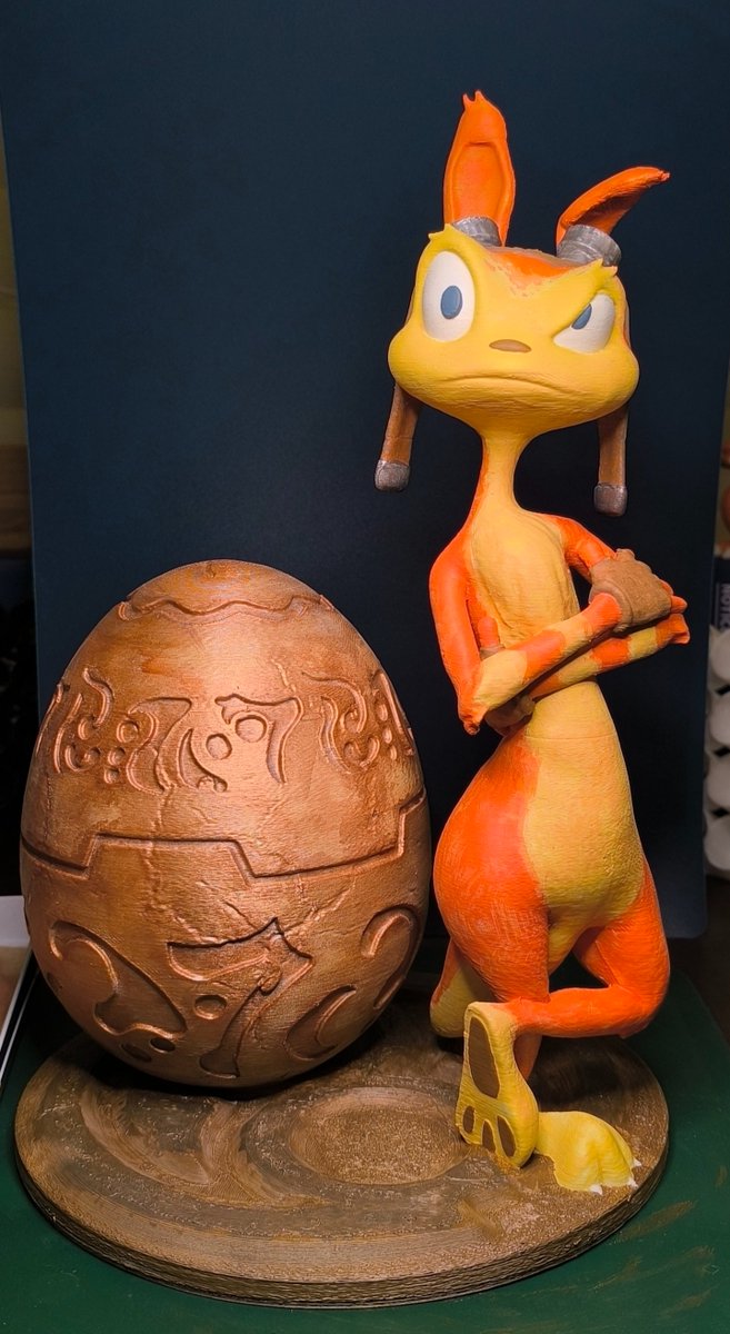 tpigboss's tweet image. ¡Miren quién encontró un Huevo Precursor! Daxter, con 33 cm de pura grandeza. ¿Quién más extraña las locuras de este marsupial-nutria?

#Daxter #JakAndDaxter #PS2Classics #GamingIcons #PrecursorLegacy #GamingCollectibles #NostalgiaGamer #RetroVibes #PS2Era #PlayStationIcons