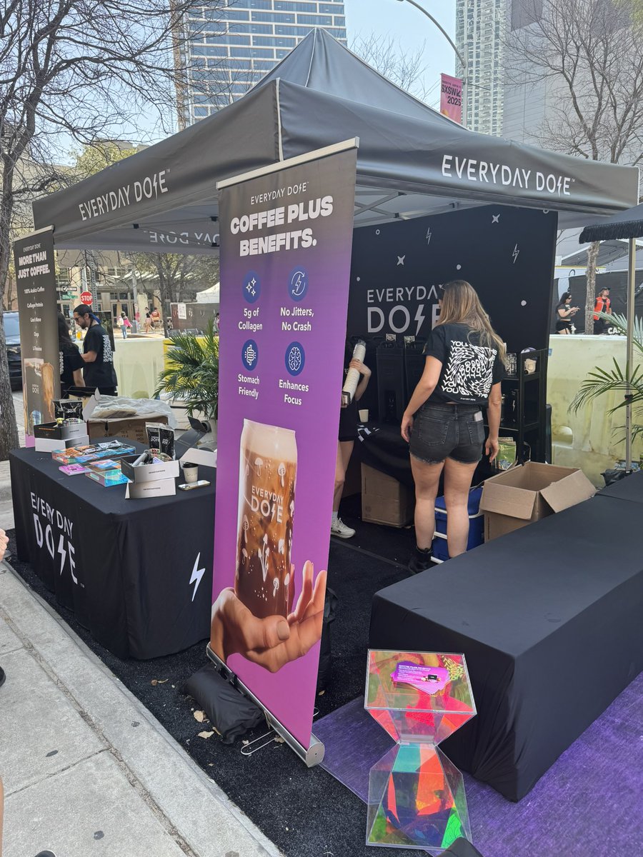 gracelinja's tweet photo. @everydaydose love the coffee alternative. Already been here multiple times ☕️ #SXSW2025 https://t.co/enUHRY9Ihg
