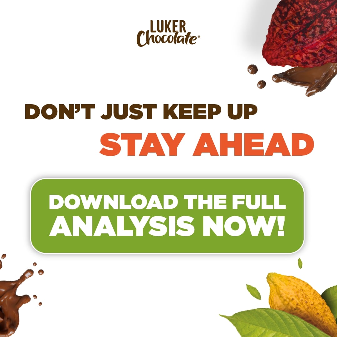 TRENDS 2025: What’s next for chocolate? 

🍫In 2025, chocolate is:

🌱 Better for you 
♻️ Better for the planet 
✨ More experiential 

Read our full report now! 👉lukerchocolate.com/en/knowledge-b…

#ChocolateTrends #SustainableChocolate  #LukerChocolate #BetterChocolate