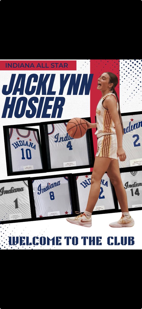 Alexandria HS Girls Basketball (@alexgbb) on Twitter photo For the 1st time since 2005, Alexandria has an Indiana All-Star! Jack joins Sabrina Slone (89), Jodi Martin (90), Rachel Young (96), Mickey Hosier (96), Chris Hahn (96), Jackie Closser (03), and Jodi Howell (05) in this elite club! Congrats Jack! #AlexTigers
<a href="/amhstigers/">Alexandria Tigers</a> <a href="/UVMwbb/">UVM Women's Basketball</a> For the 1st time since 2005, Alexandria has an Indiana All-Star! Jack joins Sabrina Slone (89), Jodi Martin (90), Rachel Young (96), Mickey Hosier (96), Chris Hahn (96), Jackie Closser (03), and Jodi Howell (05) in this elite club! Congrats Jack! #AlexTigers
<a href="/amhstigers/">Alexandria Tigers</a> <a href="/UVMwbb/">UVM Women's Basketball</a>