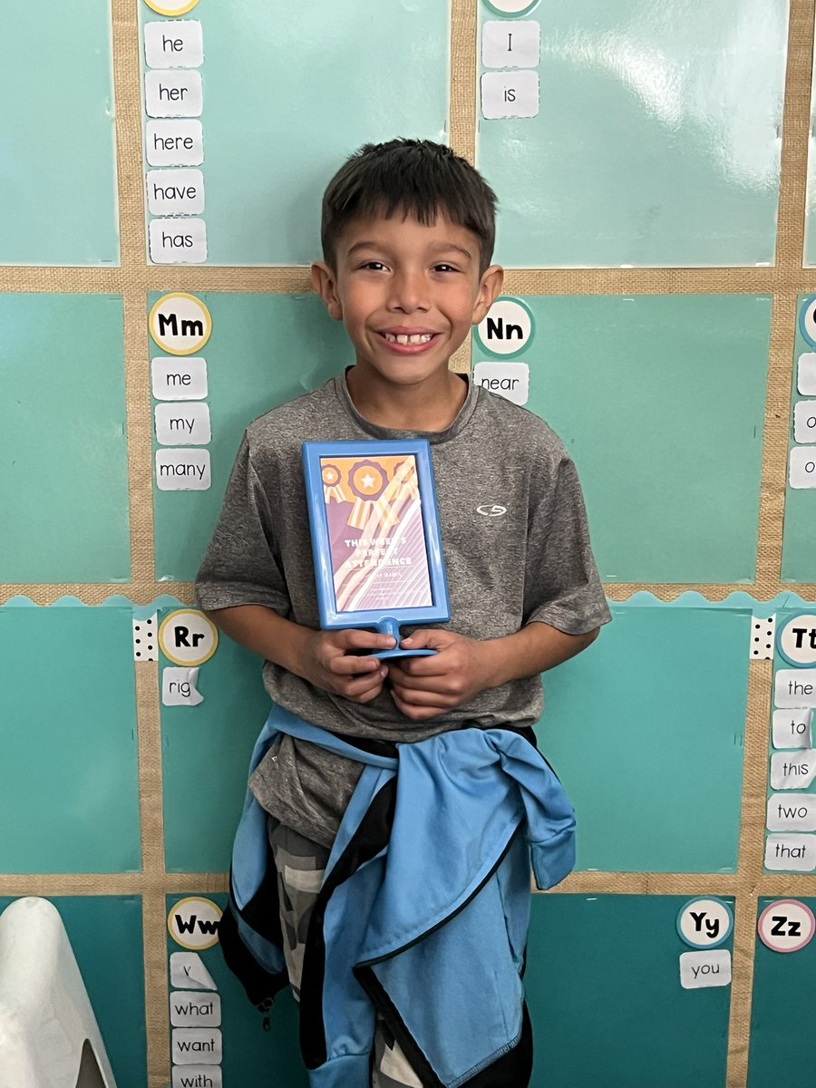Late post: This 2nd grade scholar had Perfect Attendance last week and was recognized for being here EVERY day!
#weirinittowin