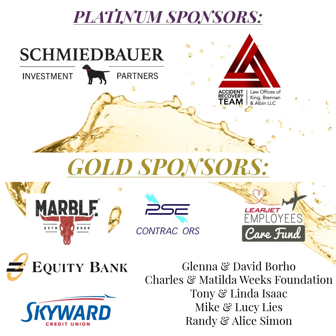 Thank you to our Platinum and Gold Sponsors for making Midwest Winefest 2025 possible! Your support celebrates the best of food, wine, and Wichita! Stay tuned for updates on May 1 &amp; 3, 2025. Cheers! #MidwestWinefest #ThankYouSponsors #WichitaEvents #Cheers #sponsor #wine