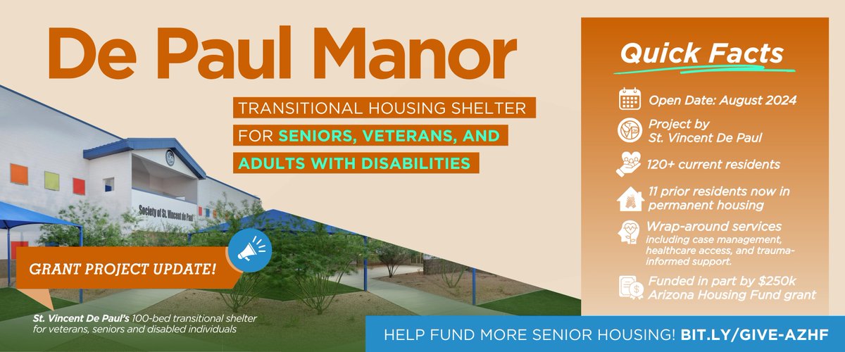 You can help provide hope and housing for seniors, veterans, and adults with disabilities by donating to AZHF! Support today: bit.ly/give-AZHF