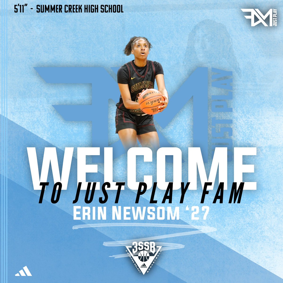 JP FAM Girls 3SSB (@jpfamgbb) on Twitter photo We are excited to welcome, class of 2027, 5β11 G/F, Erin Newsom to our Just Play FAM 3SSB Program! <a href="/erinnewsom08/">Erin Newsom</a>
HIGH CEILINGS!!! VERSATILITY!!
Hidden Gem! ππππ
#TheFAMway / / / <a href="/3SSBGCircuit/">3Stripes Select Basketball Girls Circuit</a> ππ€ We are excited to welcome, class of 2027, 5β11 G/F, Erin Newsom to our Just Play FAM 3SSB Program! <a href="/erinnewsom08/">Erin Newsom</a>
HIGH CEILINGS!!! VERSATILITY!!
Hidden Gem! ππππ
#TheFAMway / / / <a href="/3SSBGCircuit/">3Stripes Select Basketball Girls Circuit</a> ππ€