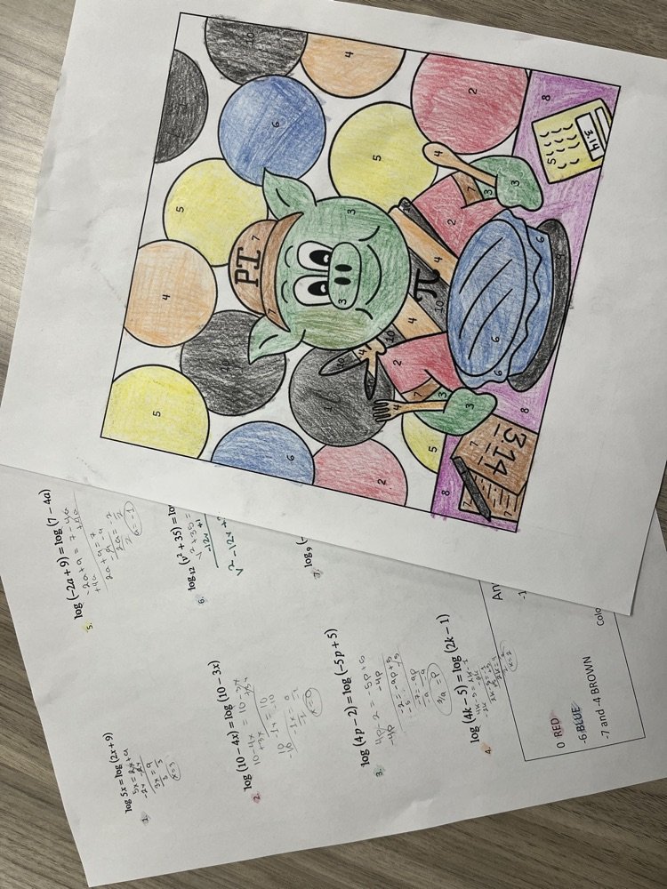 Happy Pi Day! 🥧🎉

Students in Ms. Scherer’s class celebrated 3/14 with a Pi Day Trivia Gallery Walk, exploring fascinating facts about π! They then tested their knowledge in a Quizizz competition before wrapping up with a Pi Day-themed log equation coloring activity. #PiDay