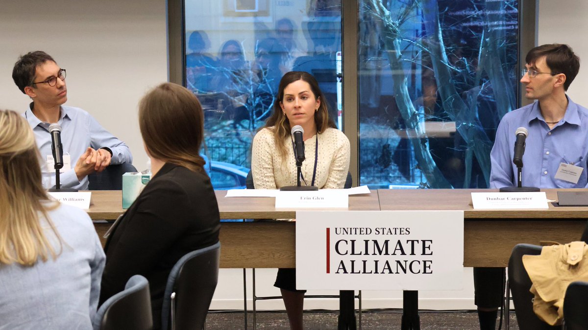 USClimate's tweet photo. 🌳🔢 This week, we convened representatives from 17 states &amp; territories &amp; experts to highlight innovative, cutting-edge approaches to quantifying &amp; modeling GHG emissions &amp; sequestration.

Learn more ➡️ https://t.co/Mbk7Ox84fM https://t.co/5rJt6WCM1q