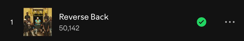 kamithecreator_'s tweet photo. reverse back now has 50k streams thank you for listening
#50Kclub #likebron https://t.co/dCNEcStYkT