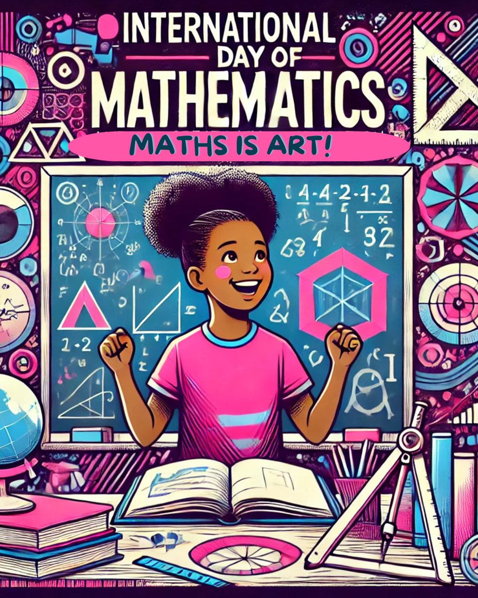 girlsvoices1's tweet image. She paints with angles, sculpts with sums, Math and art—where wonder comes.   This #InternationalDayOfMathematics, we celebrate the girls shaping the world with numbers and imagination! #MathIsArt #IDM2025 #GirlsInSTEM #CreativeMaths #GirlsVoices