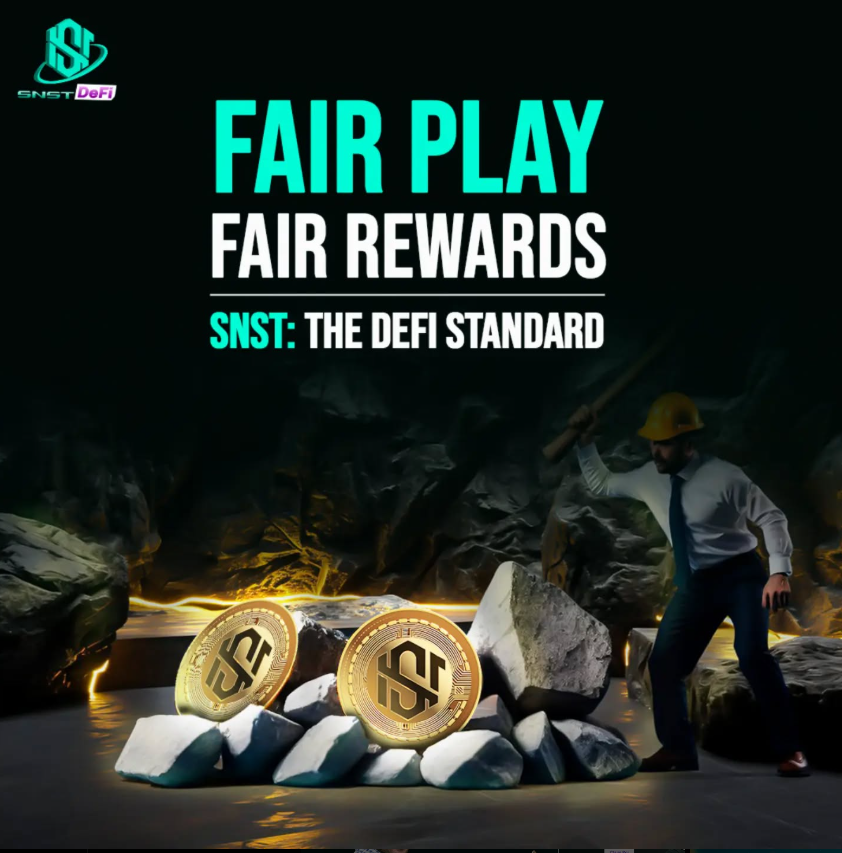 Fair Play, Fair Rewards with SNST DeFi
Step into a world where integrity meets opportunity. At SNST, we uphold the DeFi standard, delivering fair rewards for your stake. Be part of a transparent, decentralized future that champions your growth.

👉 snst.finance
