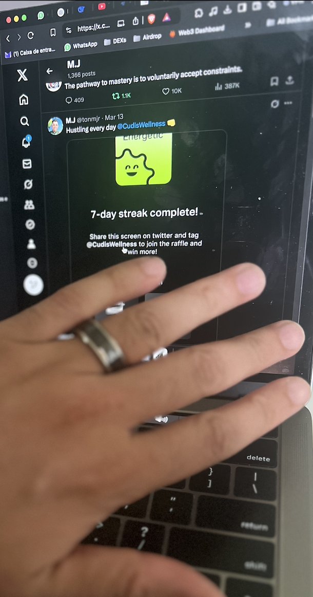 Estou nesse projeto desde o dia 01. <a href="/CudisWellness/">CUDIS</a> 
Sou fã. 💍

Criei uma thread para explicar como criar uma carteira dentro do App da #Cudis.  Você precisa da carteira (wallet)  para realizar as tarefas diárias,  é tipo um registro diário da nossa disposição 🪡👇