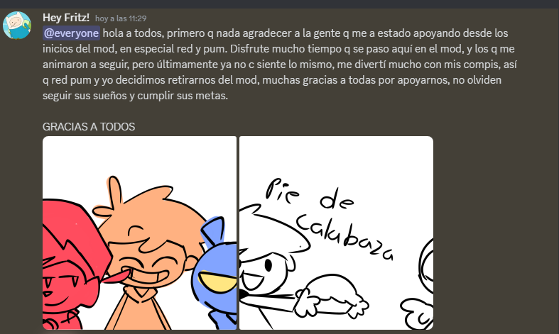 MISERY_HOUSE's tweet photo. Gracias por todo @Fritz_stars 
Red y Pump también. Encuentren sus caminos muchachos. https://t.co/AwBy1y8UdE
