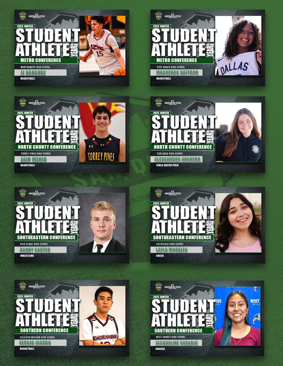 Congrats to Zain Mehio (‘25) on being honored as the North County Conference’s Student-Athlete of the Year! 

In addition to being an exemplary competitor on the court and 4.62 GPA student, Zain is also an excellent leader on campus &amp; in our community. 

A well-deserved honor!