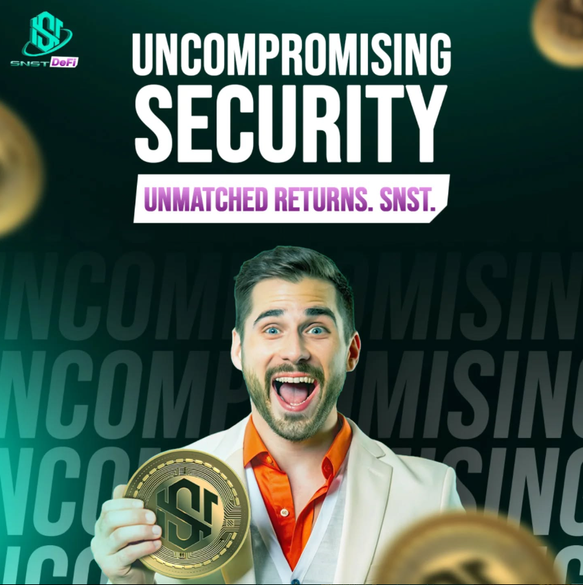 Uncompromising Security, Unmatched Performance! 
SNST DeFi combines top-tier security with groundbreaking staking rewards. Get the peace of mind and the potential to grow your digital assets—secure, seamless, and supercharged.

🔗 snst.finance
 linktr.ee/SmoothSNST