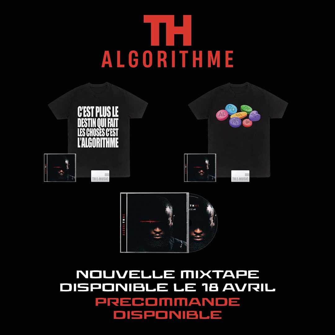 th93_officiel's tweet image. ALGORITHME LE 18 AVRIL
PRÉCOMMANDE DISPONIBLE

th93officiel.com

#ALGORITHME #18AVRIL