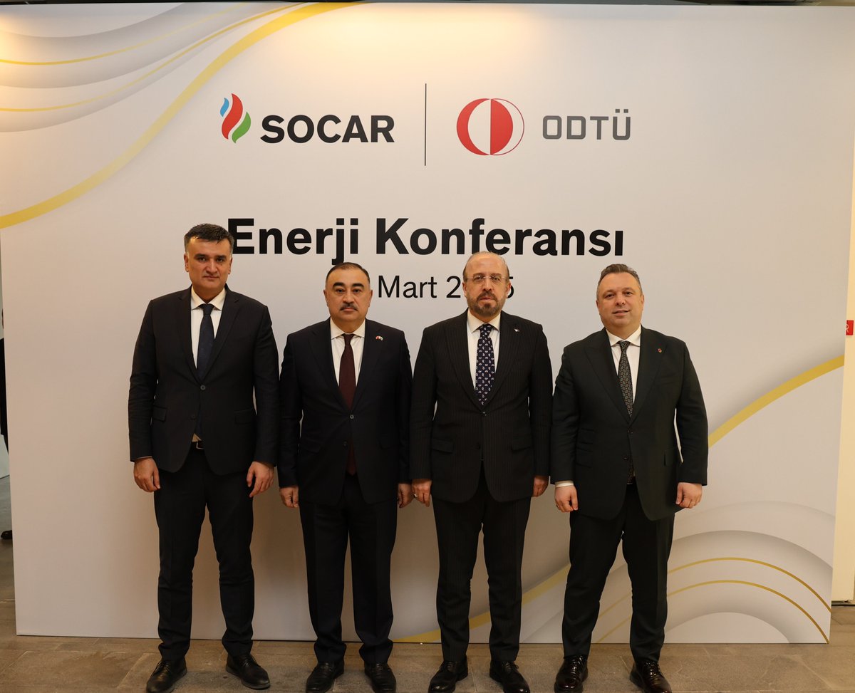 SOCAR Türkiye ve ODTÜ'nün düzenlediği Enerji Konferansı'nda enerji politikaları, sürdürülebilirlik ve yenilenebilir enerji konuşuldu. 

SOCAR Türkiye CEO’su Elchin Ibadov, akademik iş birliklerinin önemini vurgularken, enerji alanında bir sertifika programı başlatacaklarını