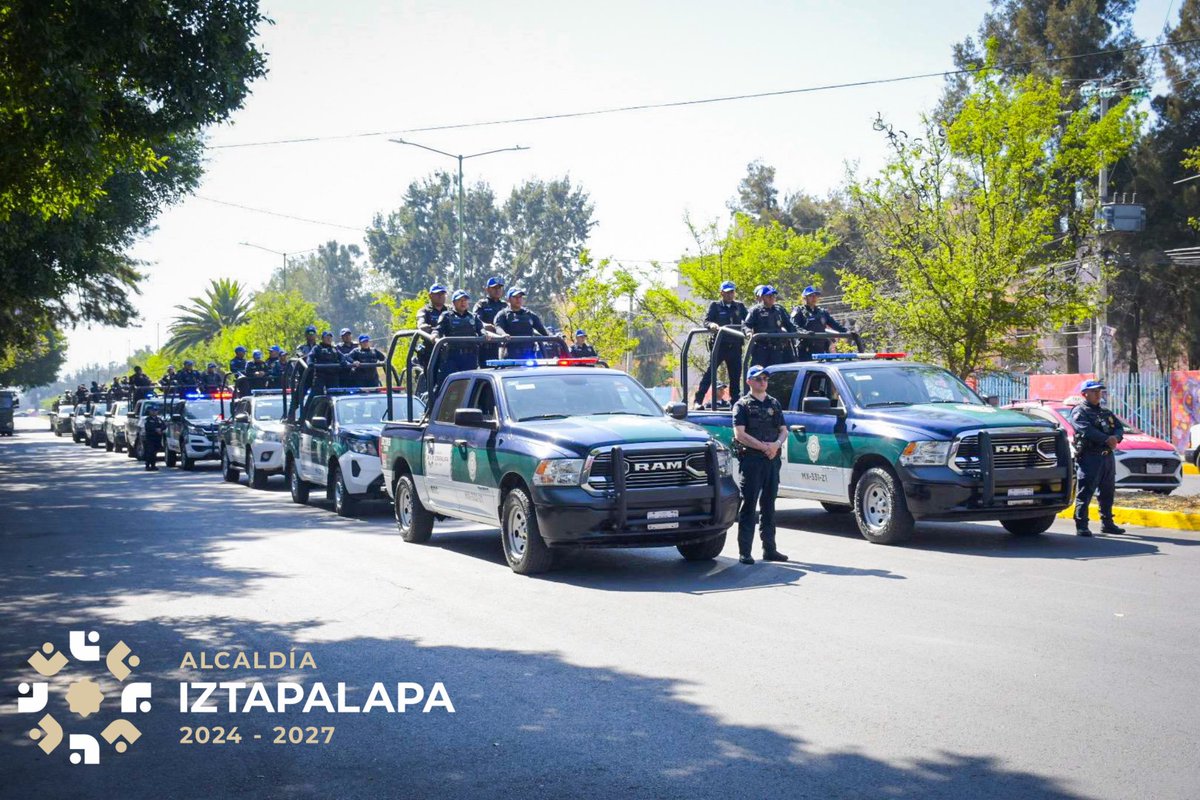 En #Iztapalapa seguimos atacando los puntos rojos de la demarcación 🚓💪

Esta mañana nuestra alcaldesa Aleida Alavez encabezó arranque de dispositivo en las colonias de Ejército Constitucionalista y Ejército de Oriente para garantizar la seguridad de las y los vecinos.

El