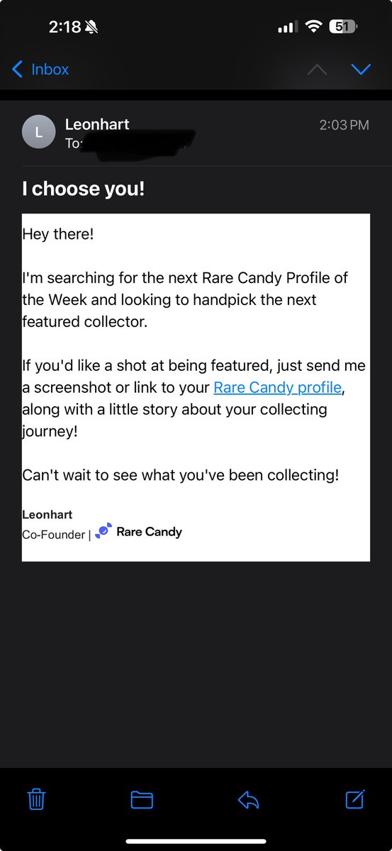 Lost_Postage's tweet photo. @LeonhartYT Hey idk if you’ll see this or not but got this email today and wanted to confirm if it was real or not. Did not click the link or anything. https://t.co/q9IzQrKDx9