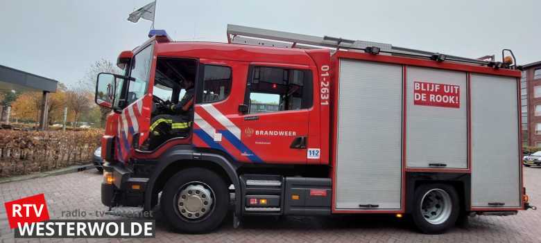 Brandweer redt kat uit duiker