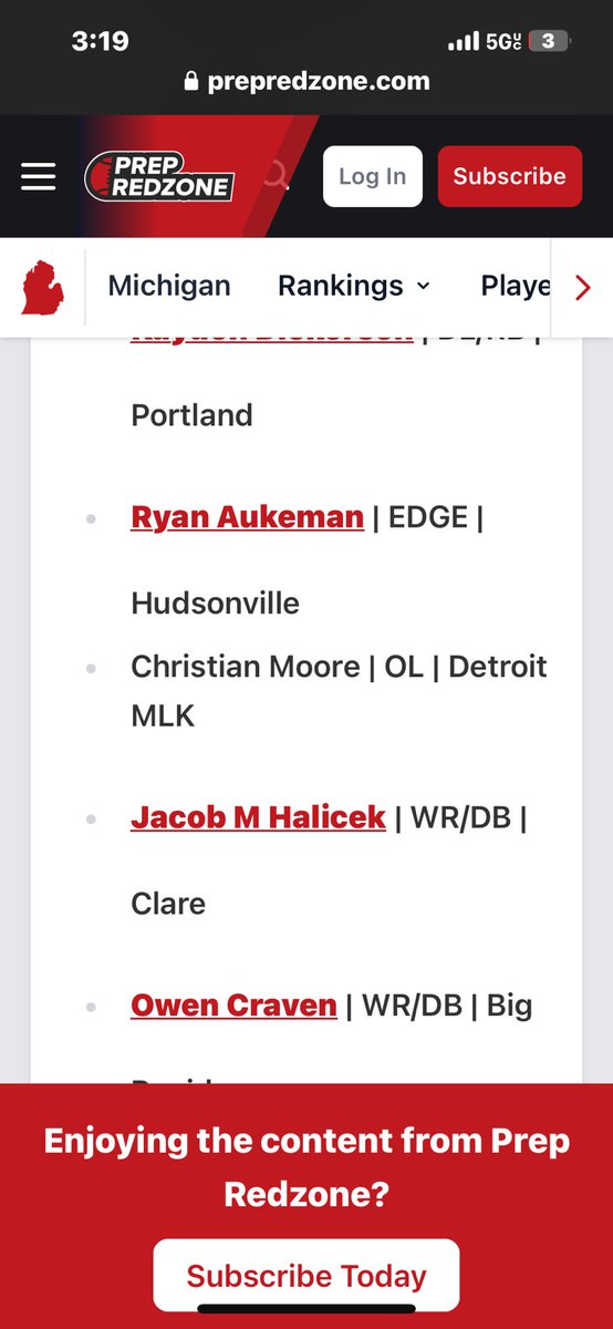 0christianmoore's tweet image. Blessed to be top ranked in the 2026 class!!! #AGTG @PrepRedzoneMI
@detroitkinghigh
@smsbacademy