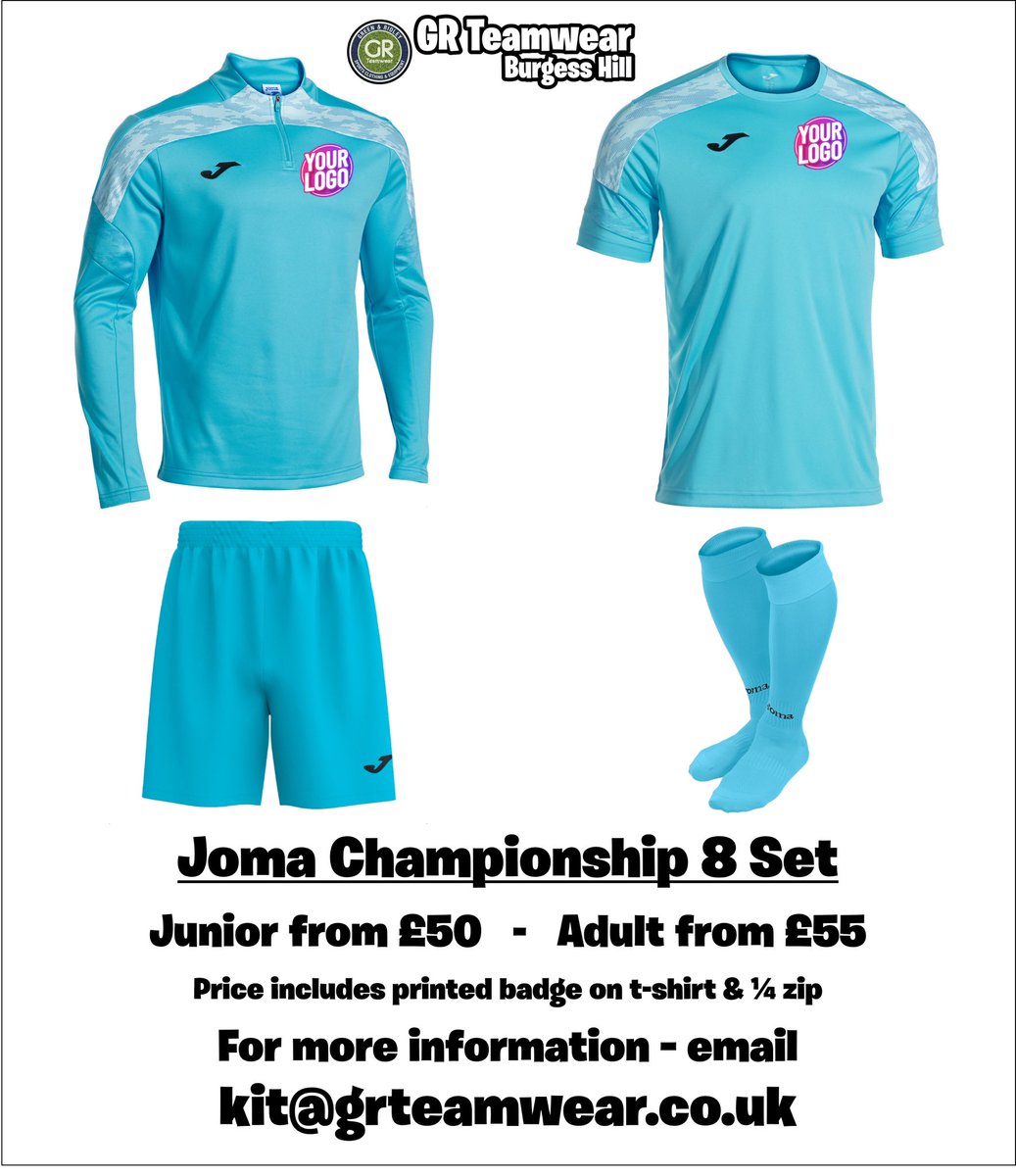 GR Teamwear (@grteamwear) on Twitter photo ๐ JOMA CHAMPIONSHIP 8 SETS | From ยฃ55, get set for training with the new <a href="/JomaSportUK/">Joma Sport UK</a> Championship 8 training set including club badges! ๐ JOMA CHAMPIONSHIP 8 SETS | From ยฃ55, get set for training with the new <a href="/JomaSportUK/">Joma Sport UK</a> Championship 8 training set including club badges!