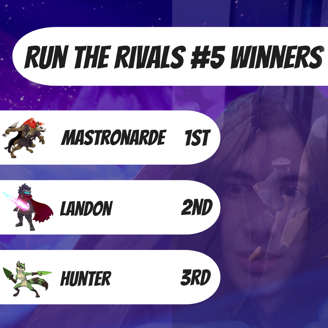WeirdEsportsMN's tweet photo. Congrats to the winners of rtr #5! You can find their socials (along with ours) over on bluesky! Sign up for #6 down below! https://t.co/rzvJvYbjSm