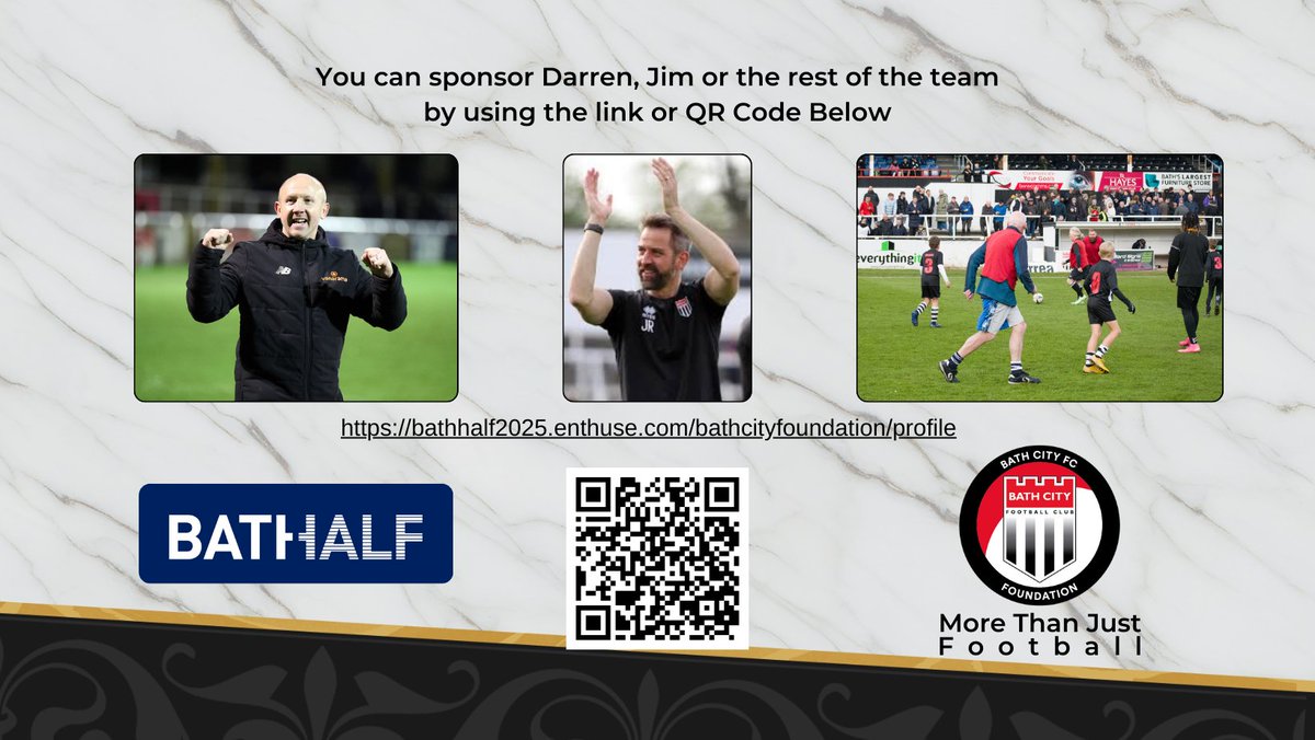 Bath City FC Foundation (@bcfcfoundation) on Twitter photo With the <a href="/bathhalf/">Bath Half Marathon</a> this weekend, we have released our 2024 Impact report bit.ly/2024BCFCFImpacโฆ You can see where your donations can make a difference this year. Please support <a href="/jimrollouk/">Jim Rollo</a> & <a href="/BathCity_FC/">Bath City FC</a> manager Darren Way who are leading our team on Sunday. #bathhalf #darrenway With the <a href="/bathhalf/">Bath Half Marathon</a> this weekend, we have released our 2024 Impact report bit.ly/2024BCFCFImpacโฆ You can see where your donations can make a difference this year. Please support <a href="/jimrollouk/">Jim Rollo</a> & <a href="/BathCity_FC/">Bath City FC</a> manager Darren Way who are leading our team on Sunday. #bathhalf #darrenway