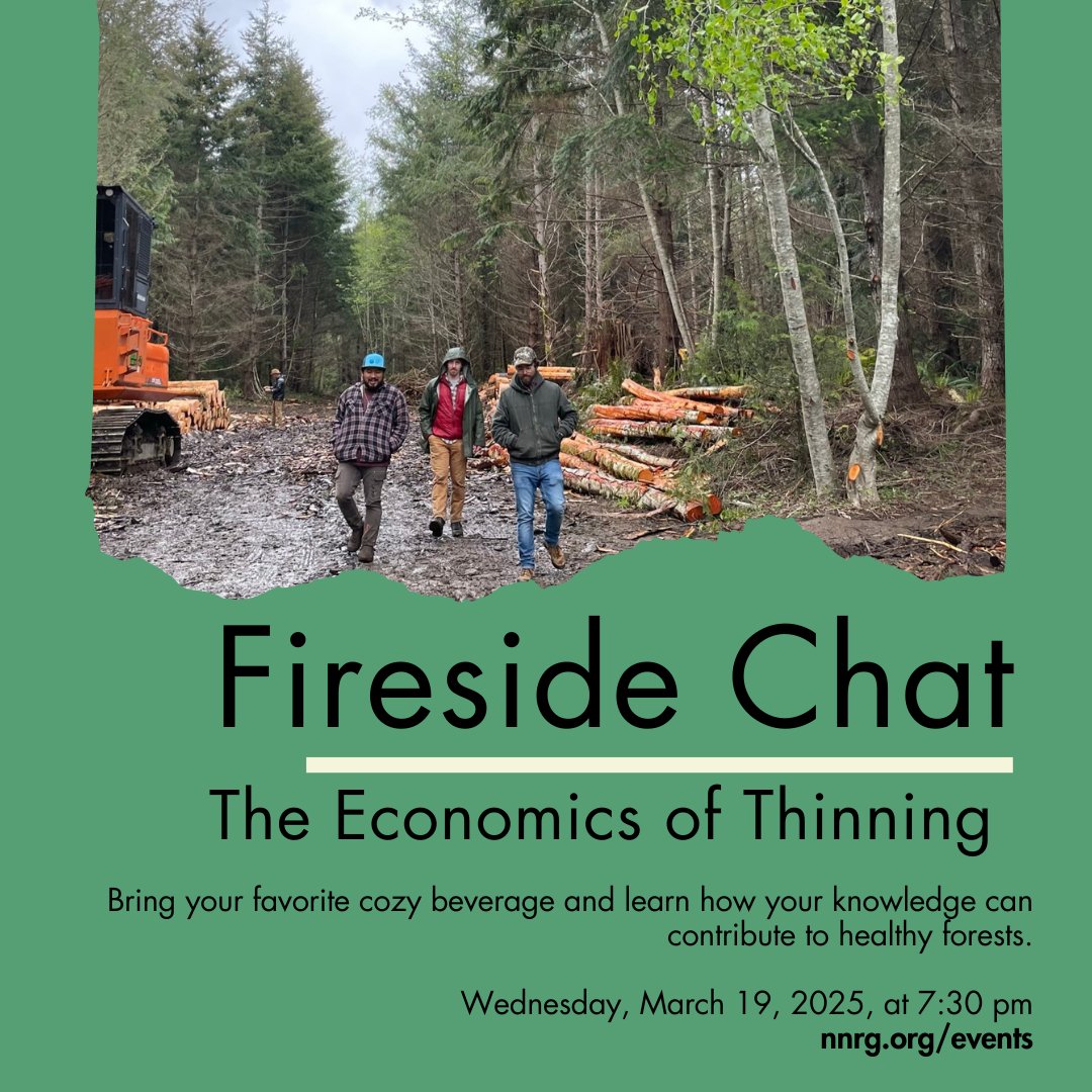 Northwest Natural Resource Group (@nnrgforests) on Twitter photo Bring your forest finance questions and join us on March 19 for a Fireside Chat on the Economics of Thinning! NNRG’s Matthew Schmidt will discuss thinning practices to boost revenue while maintaining forest health. Register: nnrg.org/events. Bring your forest finance questions and join us on March 19 for a Fireside Chat on the Economics of Thinning! NNRG’s Matthew Schmidt will discuss thinning practices to boost revenue while maintaining forest health. Register: nnrg.org/events.