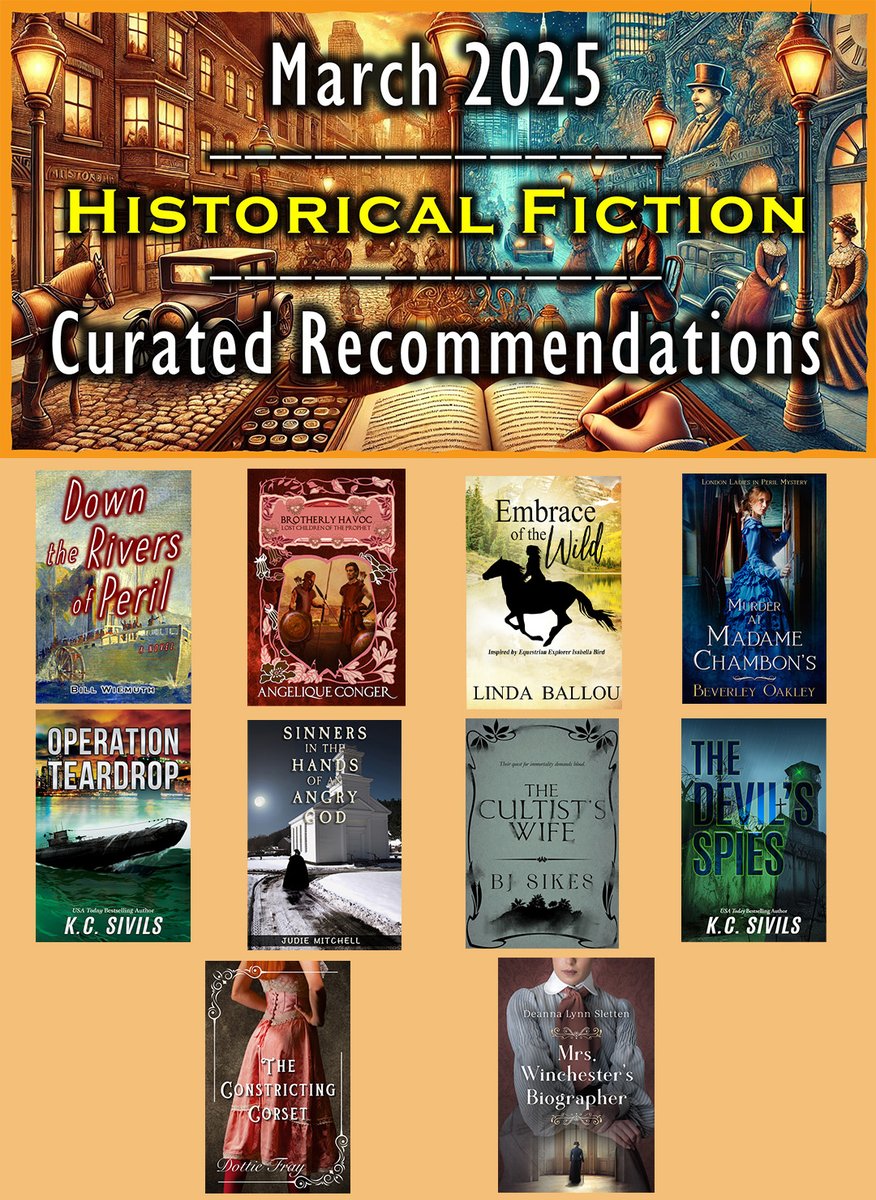 Historical Fiction Novels you might enjoy. Learn more here: tinyurl.com/yc6hy4ce

#historicalnovels #historicalfiction