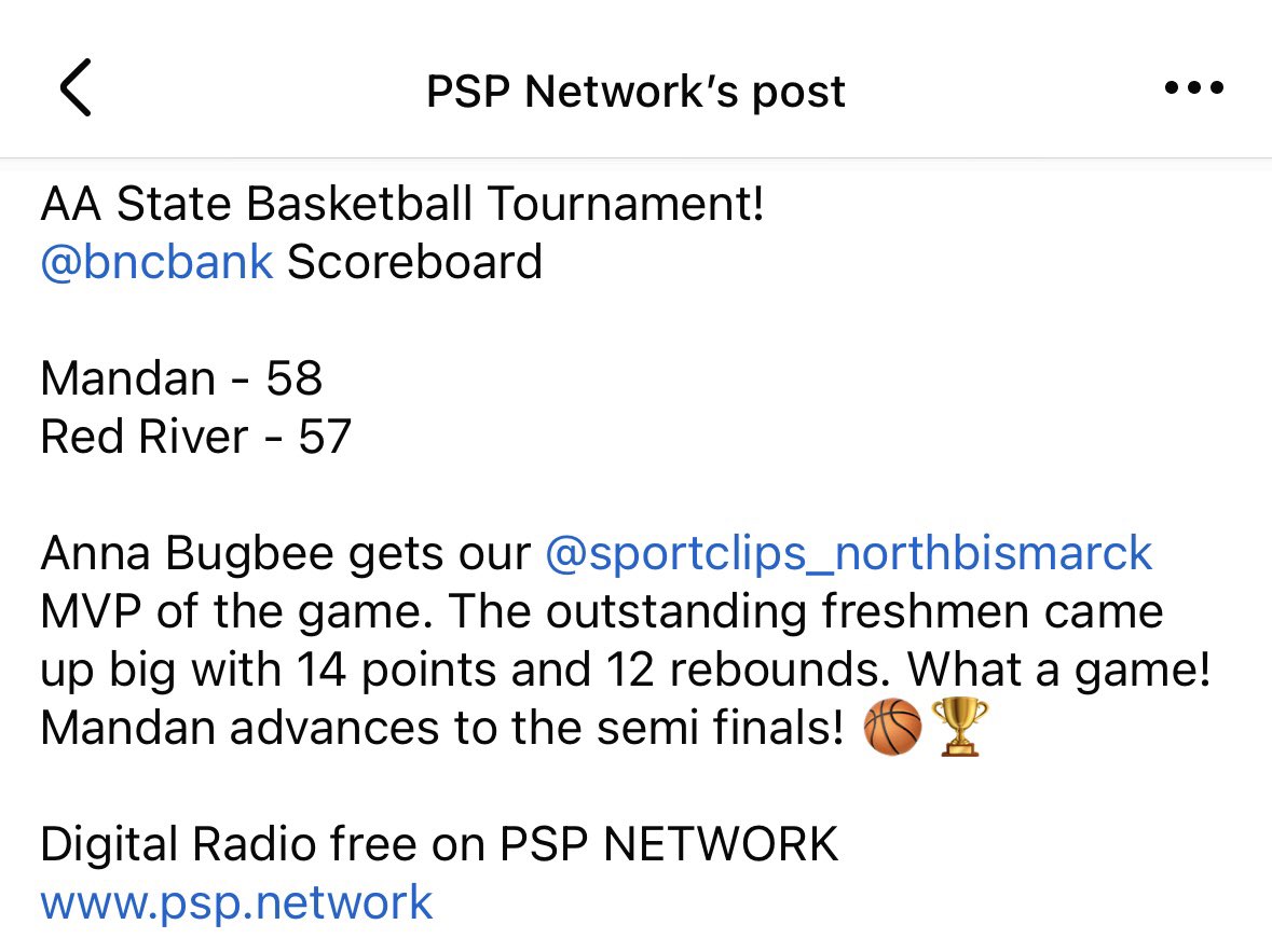 Great first win over the Red River Roughriders.  On to the semis!  @mandangirlsbasketball.