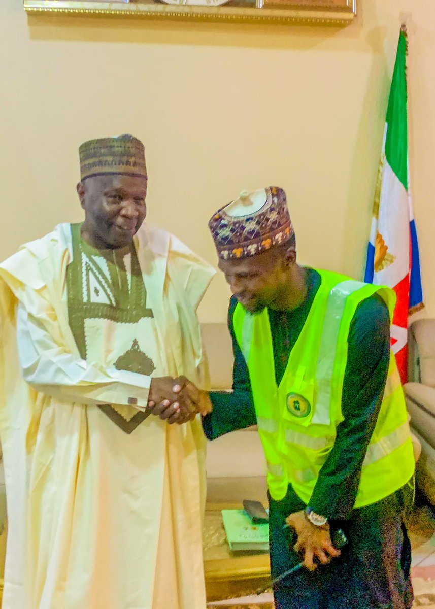 GombeAirport's tweet photo. 14th March, 2025

New Gombe Airport Sole Administrator Vows Commitment, Thanks Governor Inuwa Yahaya 

The newly appointed Sole Administrator of Brigadier Zakari Maimalari International Airport, Gombe, Engr. Suleiman Daniel Musa, had a brief but significant meeting with https://t.co/6eMxtOtd8f