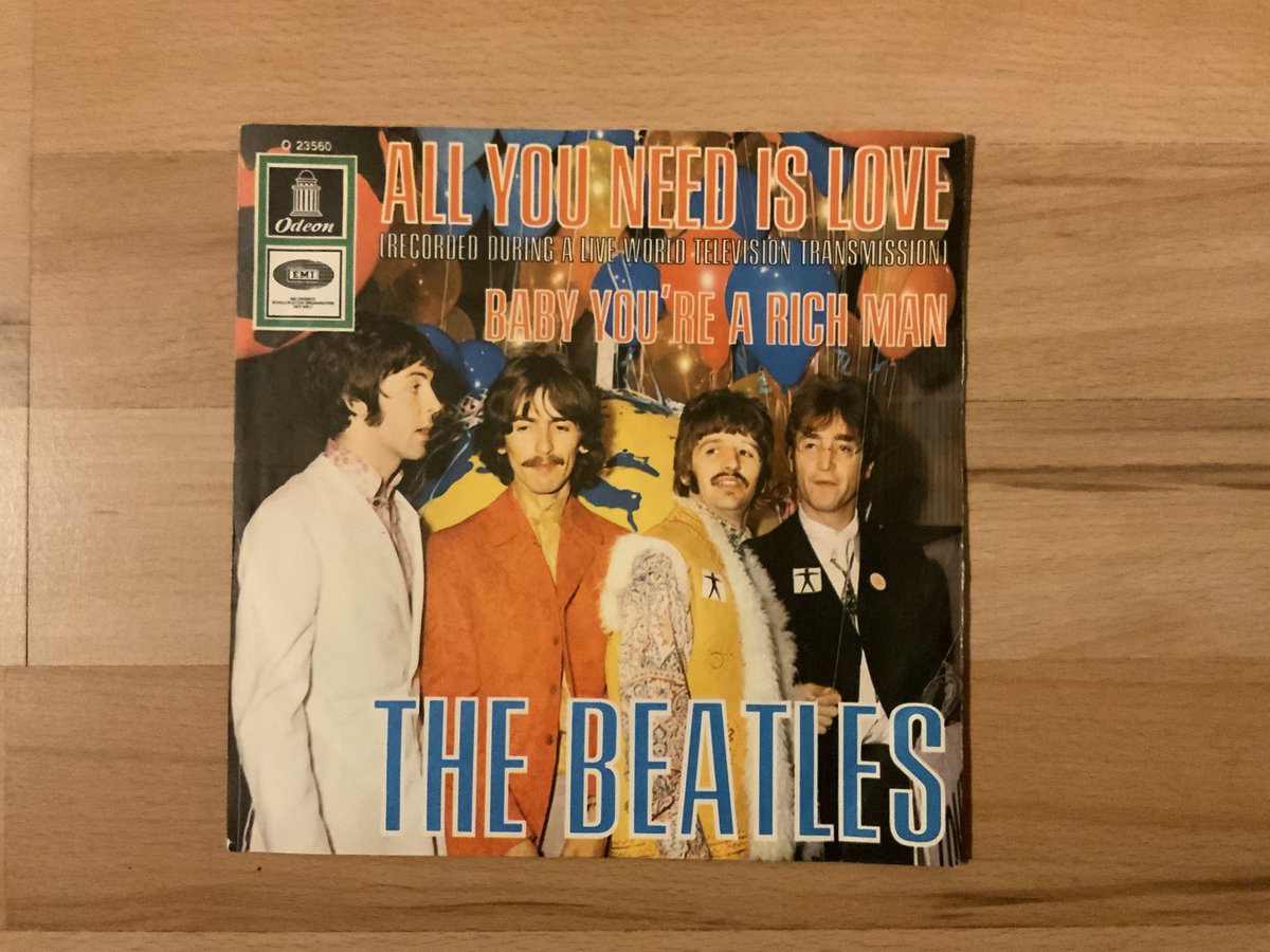 AMusikblog15440's tweet photo. The Beatles - All you need is love (1967)
#beatles #thebeatles #vinyl #vinylcommunity #vinylcollection #vinylcollector #record #recordcollection #recordcollector #vinylsingle #sixties https://t.co/lvMyIztP5P