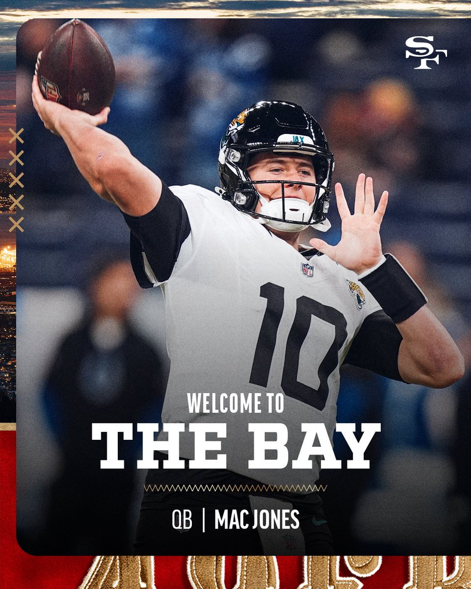 Mac Jones 🤝  Bay Area

📰: 49rs.co/3DJKjKo