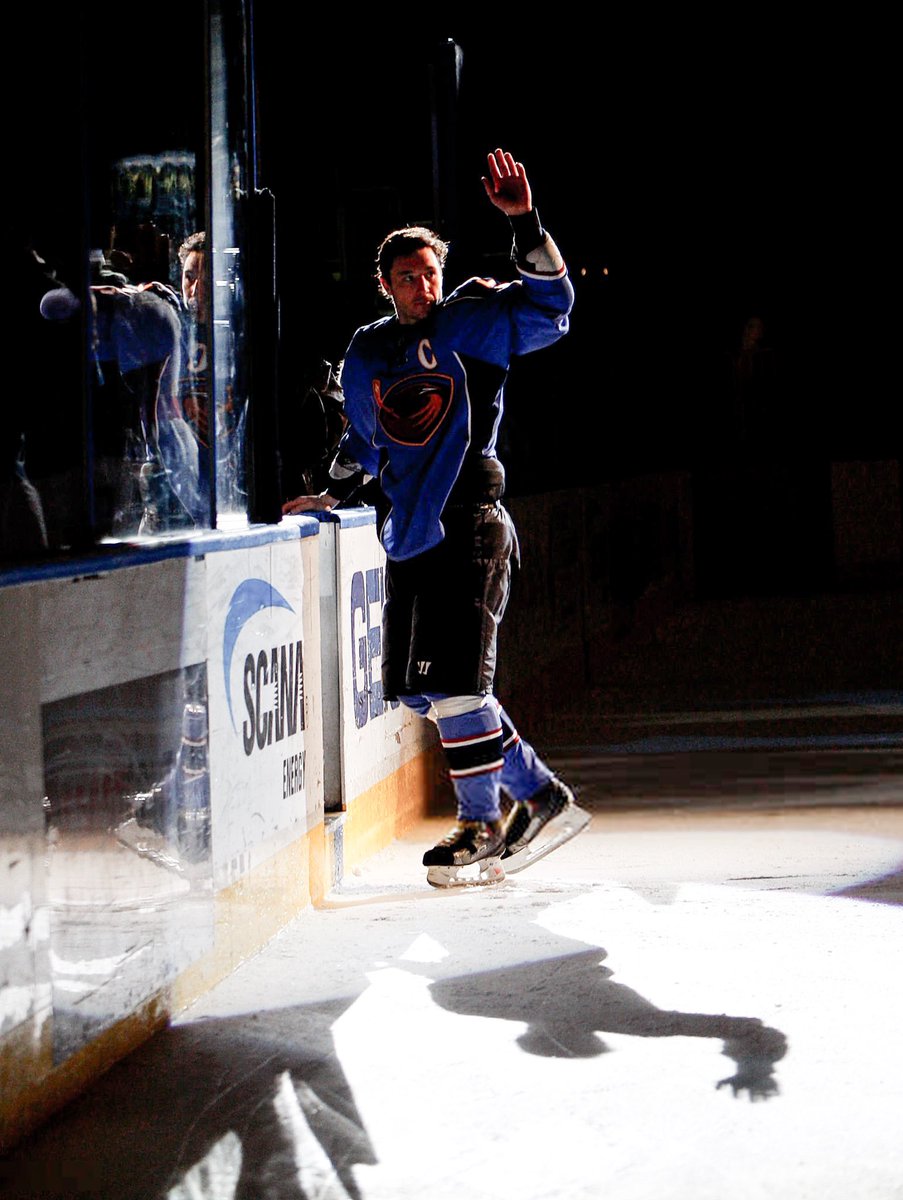 Ilya Kovalchuk with the Thrashers:  594GP, 328G, 615pts
8 seasons with Atlanta
2 52-goal seasons
Rocket Richard Winner
6 40-goal seasons
7 (almost all 8) 30-goal seasons
8 fights, one in playoffs

Still holds franchise records for goals in a season, PPG, PPP, even-strength goals,
