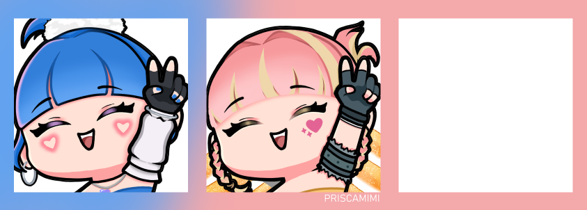 priscamimiart's tweet photo. 💙🩷#Dva #Mercy #Overwatch2fanart #LESSERAFIMxOVERWATCH2 https://t.co/Ly5gkllPiH