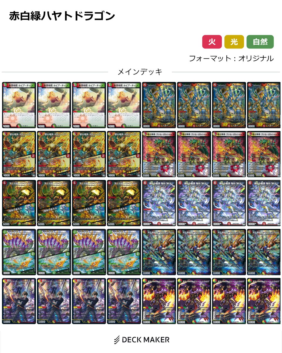 新弾デッキ紹介】 今回紹介するのは《ボルメテウス・レインボー