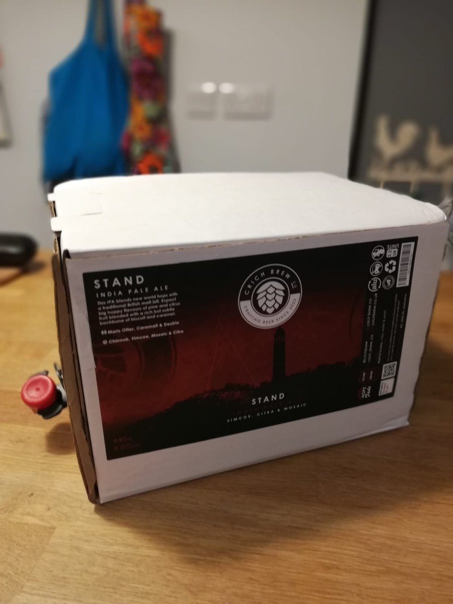 That is us sorted for the weekend. a boxed few pints of our favourite IPA from local brewery Crich Brew Co. Im expecting a slightly sweet, smooth, malt bill giving way to big punchy tropical fruitiness from the Citra and Simcoe. Crich have constantly surprised me so im excited