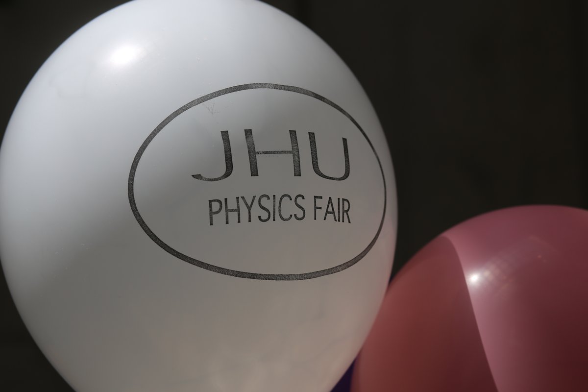 Mark your calendars for the return of the department's PHYSICS FAIR - April 26, 2025, 11 - 5 at Bloomberg Center for Physics and Astronomy on the Homewood campus!
physics-astronomy.jhu.edu/events/annual-…
