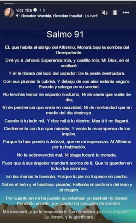 elaca13's tweet photo. Vica Andrade pide por la salud de su esposo Memo del Bosque con un mensaje esperanzador... https://t.co/Wm22q0zeHs
