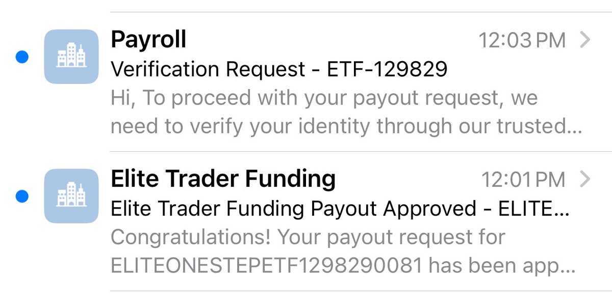 OkalaNQT's tweet image. ⚠️ UPDATE ⚠️ 

Okay I told you guys I’d update you on my @EliteTraderFund payout, and I’m a man of my word so…..

APPROVED! LETS GO! Hahahaha

Honestly, had my doubts. But a payout is a payout and they came through, timeline from request to approval…7 calendar days 📆 

LFG…