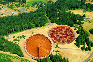Happy International Pi Day! You can't take a slice out of our Fern Hill Reservoirs, but you can enjoy some of the 20 million gallons of high-quality, safe and great tasting drinking water that each reservoir holds, provided by the JWC WTP! #PiDay