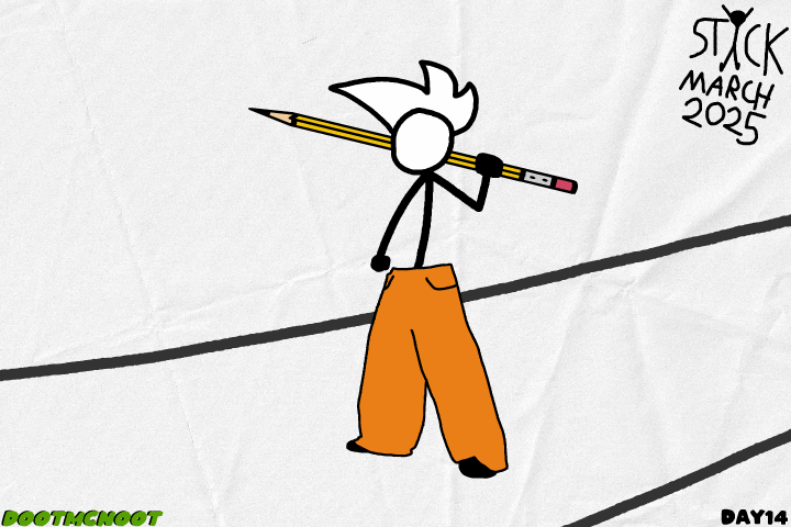 DootMCNoot's tweet photo. STICKMARCH2025 DAY14: FANCY PANTS
Featuring the one and only, Fancy Pants Man
to this day, he is the coolest and fanciest guy B)
#STICKMARCH2025 #STICKMARCH #FancyPantsMan #FancyPants https://t.co/IMV3yz6h3I