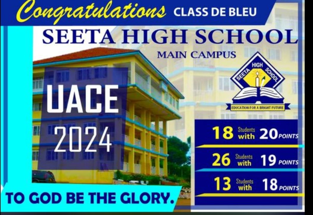 Congratulations to Main Campus for the excellent results