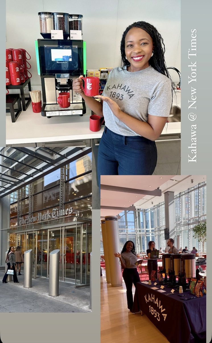 I had a great time sharing Kahawa 1893 Coffee at the New York Times this week.

I always learn something new when I do live tastings or visit with clients that drink Kahawa.

My surprise finding this time was how popular our Tanzania Peaberry coffee is. Usually with offices, we